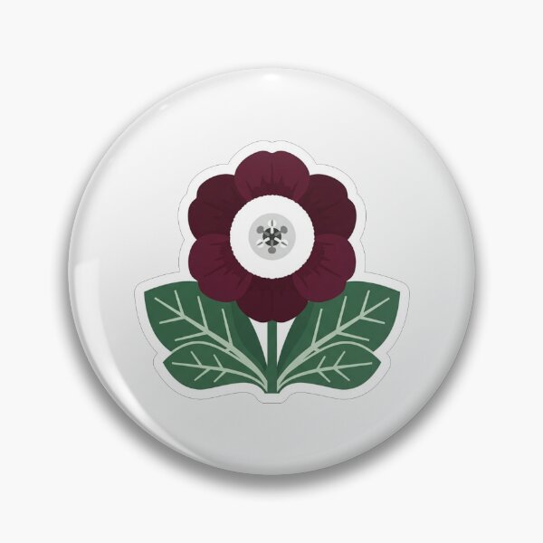 Item preview, Dark Red Flower With Green Leaves designed and sold by Owcomm.