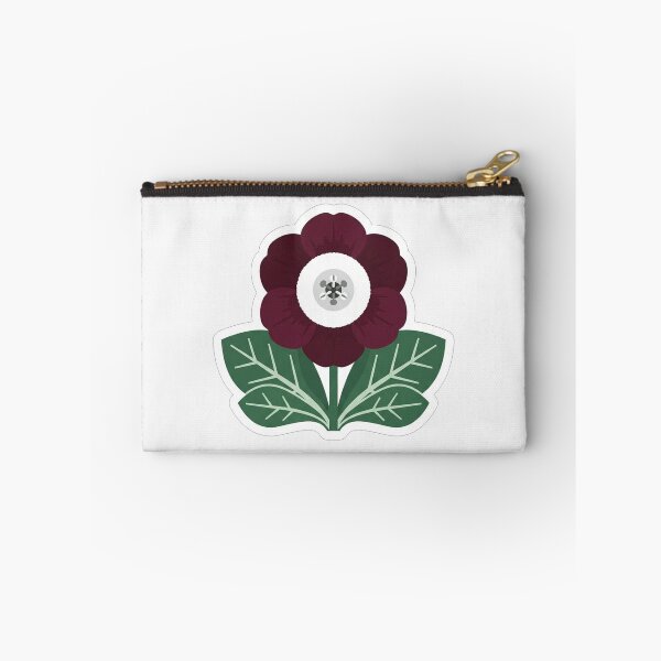 Item preview, Dark Red Flower With Green Leaves designed and sold by Owcomm.