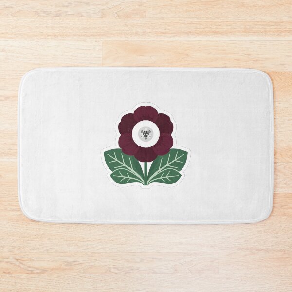 Item preview, Dark Red Flower With Green Leaves designed and sold by Owcomm.