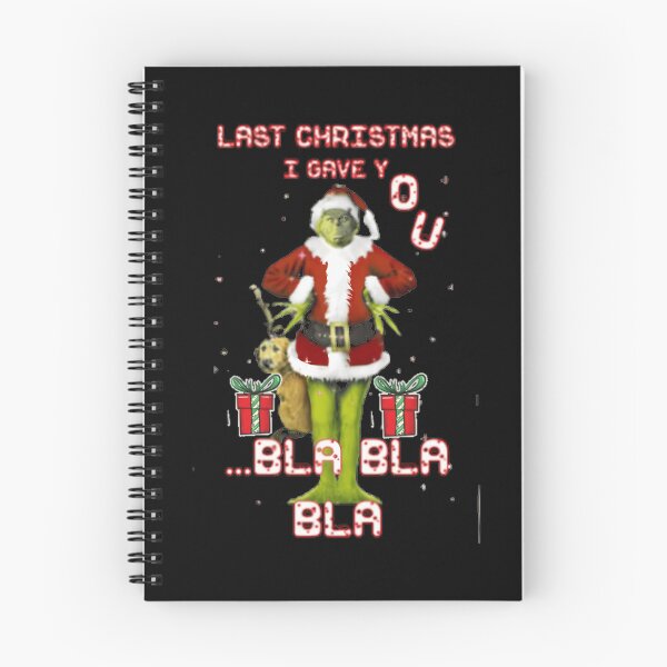 Item preview, Last Christmas I Gave You Bla Bla Bla Grinch Funny designed and sold by ImogenDavisArt.