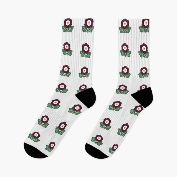 Item preview, Dark Red Flower With Green Leaves designed and sold by Owcomm.
