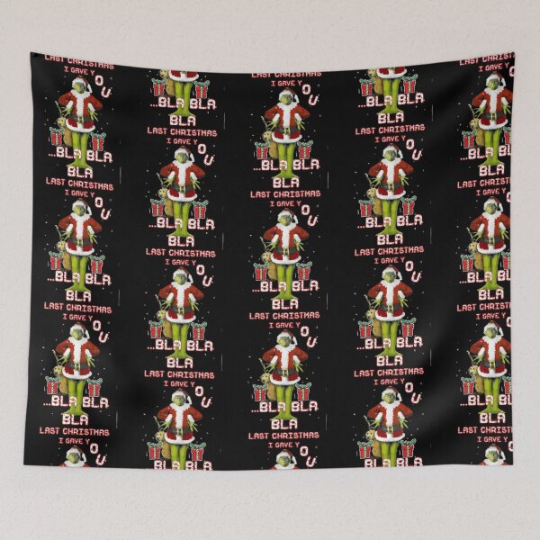 Item preview, Last Christmas I Gave You Bla Bla Bla Grinch Funny designed and sold by ImogenDavisArt.