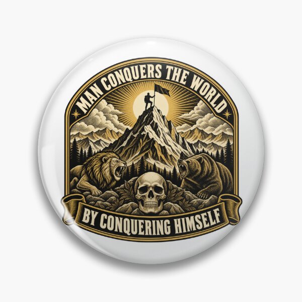 Item preview, Conquer Yourself Conquer the World designed and sold by Dresut.