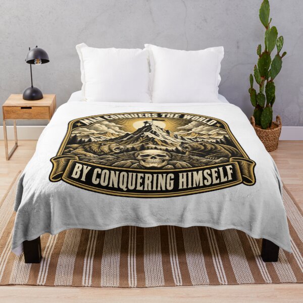 Item preview, Conquer Yourself Conquer the World designed and sold by Dresut.