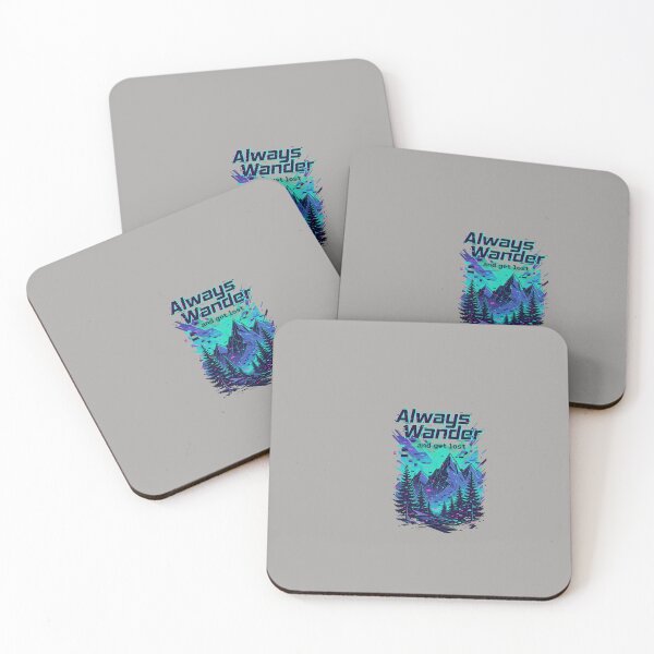 Item preview, Always Wander And Get Lost Mountain Badge-5 designed and sold by AurimasEicinas.
