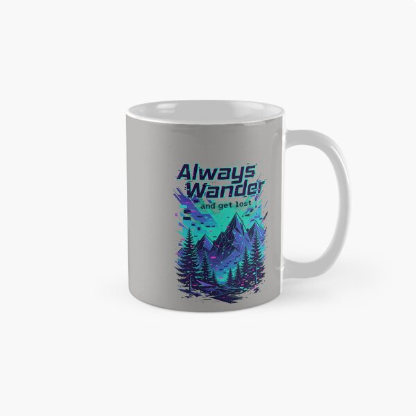 Item preview, Always Wander And Get Lost Mountain Badge-5 designed and sold by AurimasEicinas.