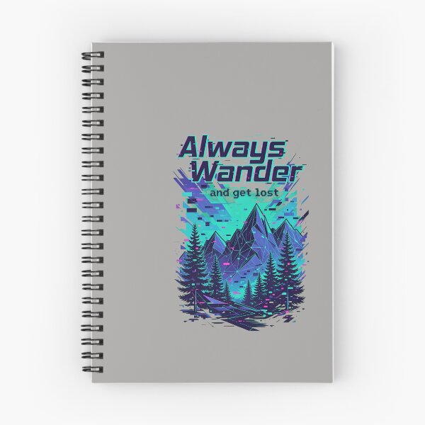 Item preview, Always Wander And Get Lost Mountain Badge-5 designed and sold by AurimasEicinas.