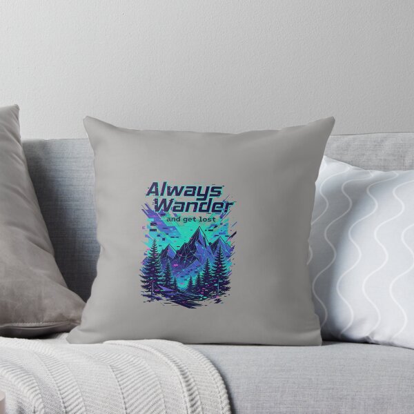 Item preview, Always Wander And Get Lost Mountain Badge-5 designed and sold by AurimasEicinas.