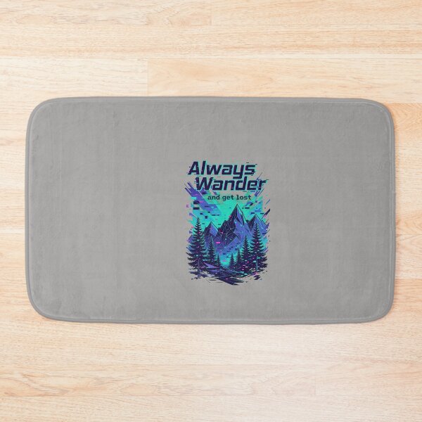 Item preview, Always Wander And Get Lost Mountain Badge-5 designed and sold by AurimasEicinas.