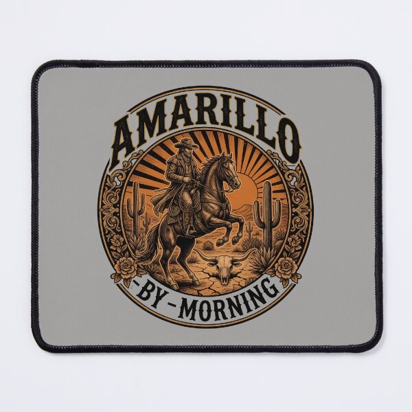 Item preview, Amarillo By Morning Vintage Western Rider Graphic-95 designed and sold by AurimasEicinas.
