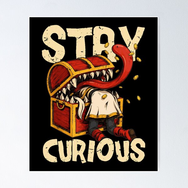 Item preview, Stay Curious Treasure Monster  designed and sold by sAnupama25.