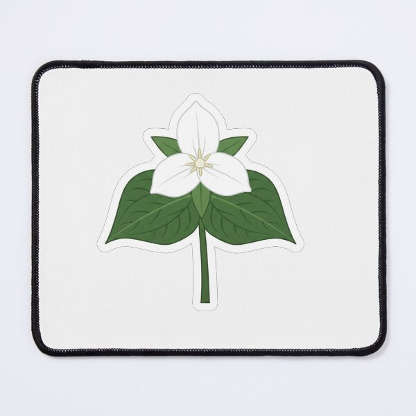 Item preview, White Trillium Flower Botanical Illustration designed and sold by Owcomm.