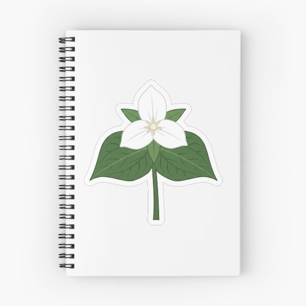 Item preview, White Trillium Flower Botanical Illustration designed and sold by Owcomm.