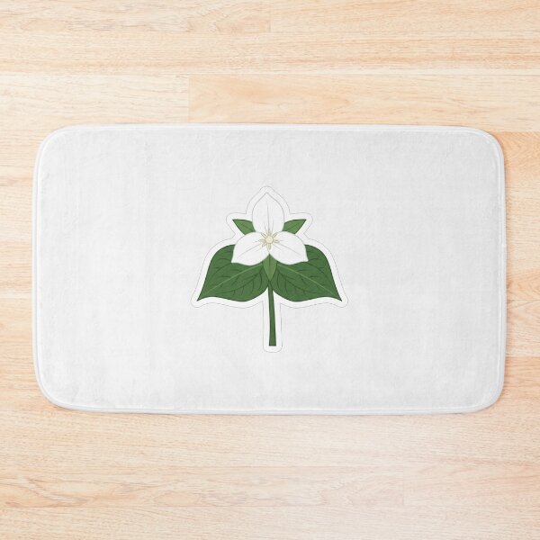 Item preview, White Trillium Flower Botanical Illustration designed and sold by Owcomm.