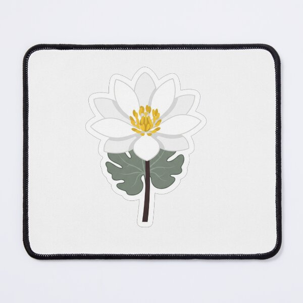 Item preview, Elegant White Water Lily Floral Illustration designed and sold by Owcomm.