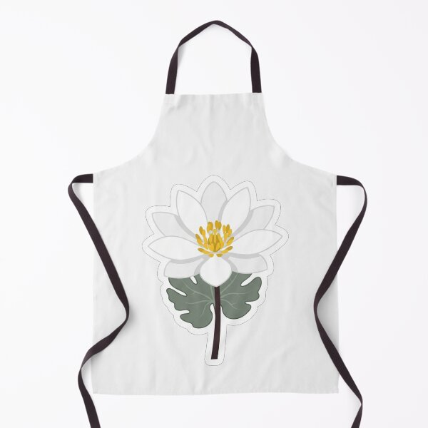 Item preview, Elegant White Water Lily Floral Illustration designed and sold by Owcomm.