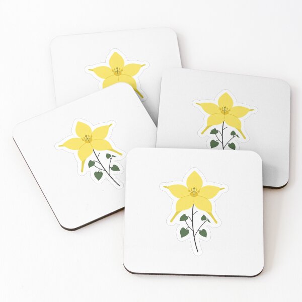 Item preview, Bright Yellow Wildflower Botanical Illustration Graphic designed and sold by Owcomm.