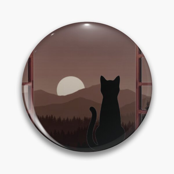 Item preview, Retro Mountains and Trees | Evening Solitude designed and sold by Sakshiartwork.