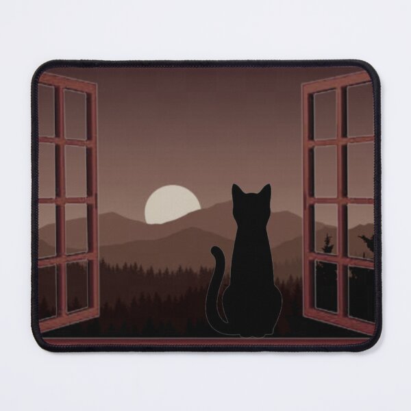 Item preview, Retro Mountains and Trees | Evening Solitude designed and sold by Sakshiartwork.