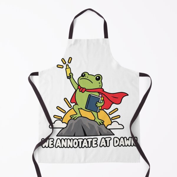 Item preview, We Annotate At Dawn Funny Frog Teacher designed and sold by TynesDesign.