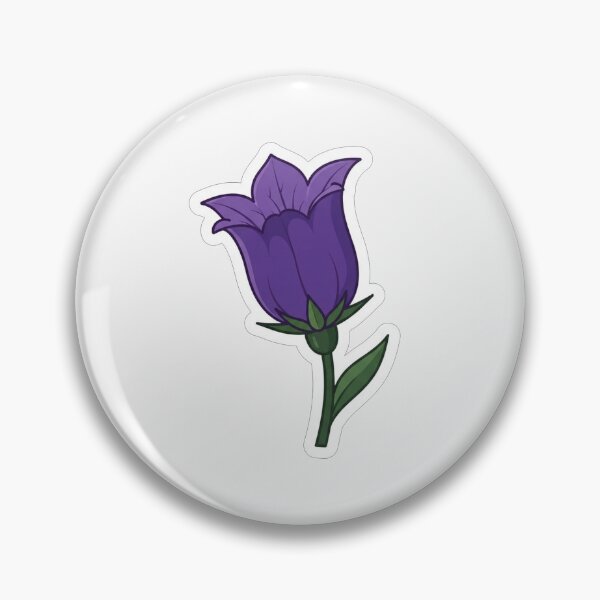 Item preview, Beautiful Purple Bellflower Floral Illustration designed and sold by Owcomm.