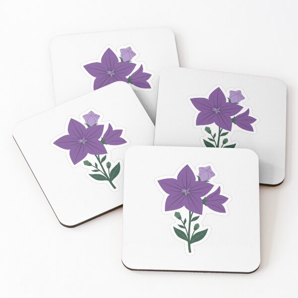 Item preview, Elegant Purple Balloon Flower Blossom Illustration designed and sold by Owcomm.