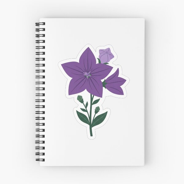 Item preview, Elegant Purple Balloon Flower Blossom Illustration designed and sold by Owcomm.