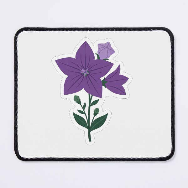 Item preview, Elegant Purple Balloon Flower Blossom Illustration designed and sold by Owcomm.