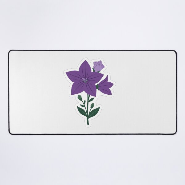 Item preview, Elegant Purple Balloon Flower Blossom Illustration designed and sold by Owcomm.