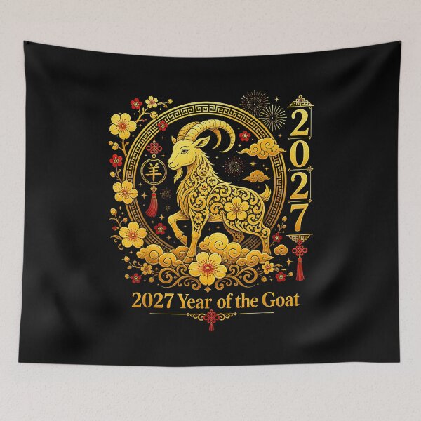Item preview, Year of the goat Chinese 2027 Chinese New Year  designed and sold by BASKF.