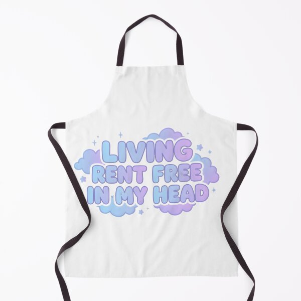 Item preview, Living Rent Free In My Head Quote designed and sold by PreeCha Art & Co..