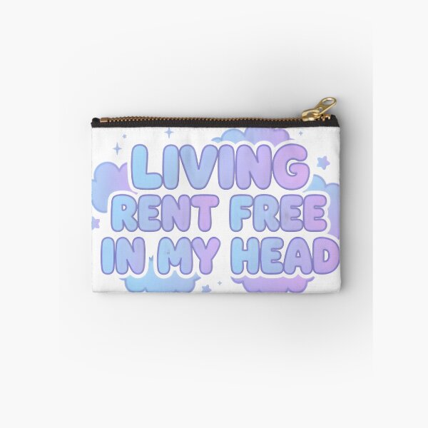 Item preview, Living Rent Free In My Head Quote designed and sold by PreeCha Art & Co..