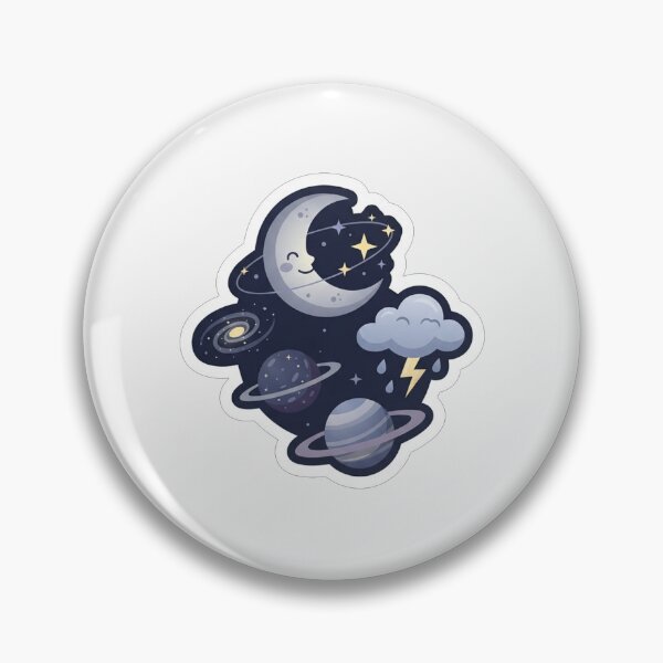 Item preview, Cute Happy Celestial Space and Moon designed and sold by Owcomm.