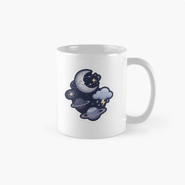 Item preview, Cute Happy Celestial Space and Moon designed and sold by Owcomm.