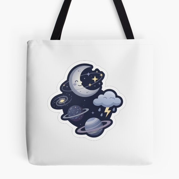 Item preview, Cute Happy Celestial Space and Moon designed and sold by Owcomm.