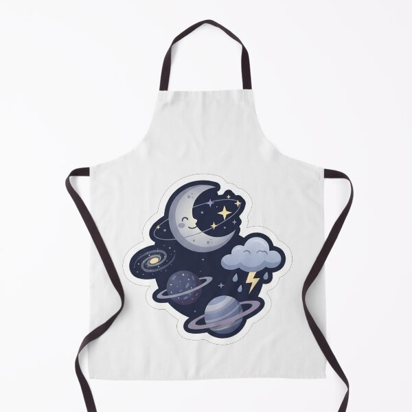 Item preview, Cute Happy Celestial Space and Moon designed and sold by Owcomm.