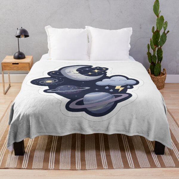 Item preview, Cute Happy Celestial Space and Moon designed and sold by Owcomm.