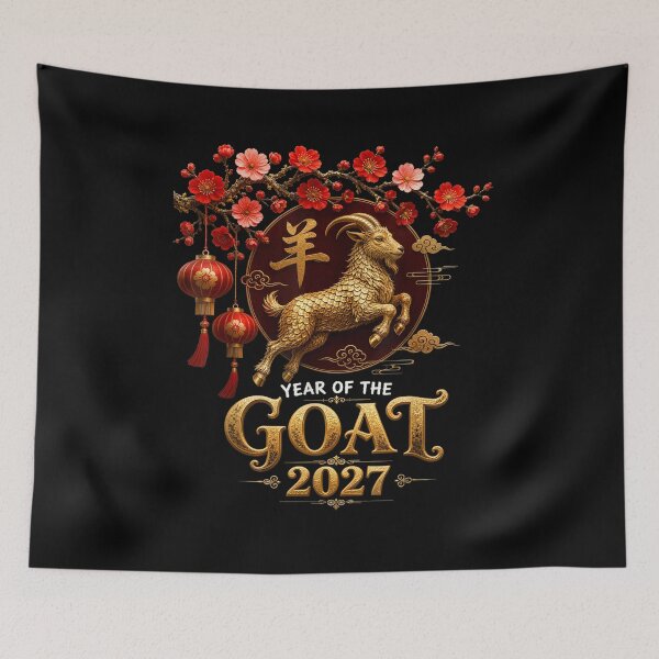 Item preview, Year of the goat Chinese New Year 2027 Character designed and sold by BASKF.