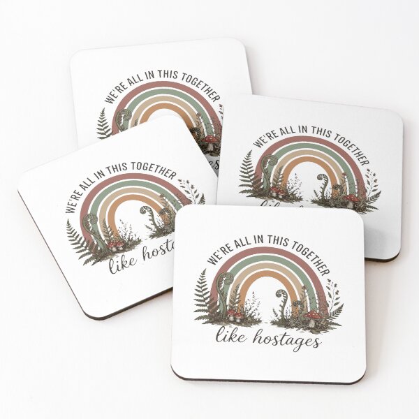 Item preview, We’re All In This Together Like Hostages Mushroom Rainbow designed and sold by lightylegal.
