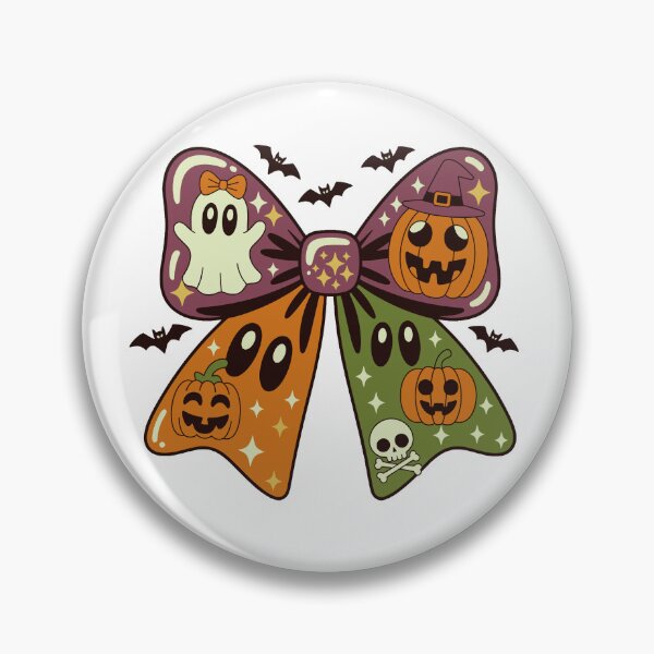 Item preview, Cute Halloween Bow Ghost Pumpkin Spooky Autumn Design designed and sold by styleonestaa.