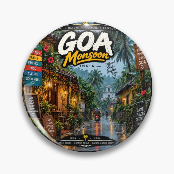 Item preview, Goa Monsoon — Different Shades Brighter Days designed and sold by Goanheartprints.