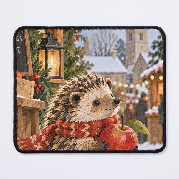 Item preview, Christmas Hedgehog designed and sold by LittleDreamsCo.