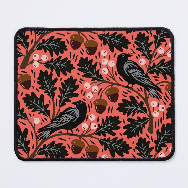 Item preview, Ravens in autumn oak trees designed and sold by Jennifer Ladd.