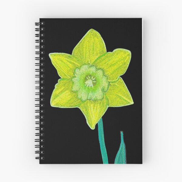 Item preview, Yellow Daffodil - colored pencil art by Jen designed and sold by Pharaby Fable's Pup Artist Studio.
