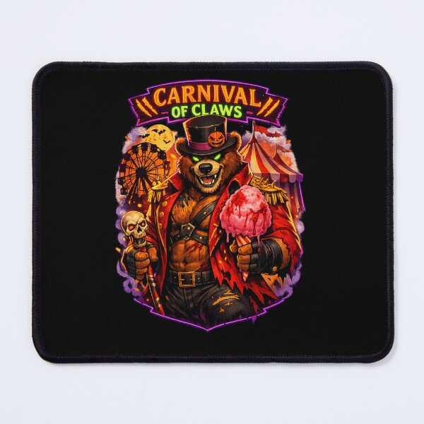 Item preview, Beefy Haunted Ringmaster Bear – Carnival of Claws Halloween Sticker designed and sold by Shadowframe Studios.