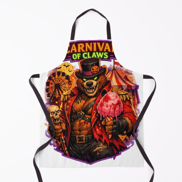 Item preview, Beefy Haunted Ringmaster Bear – Carnival of Claws Halloween Sticker designed and sold by Shadowframe Studios.