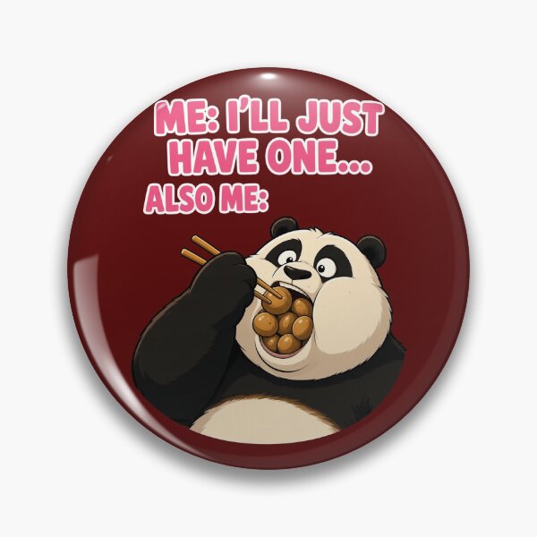 Item preview, I'll Just Have One Panda  designed and sold by consong67.