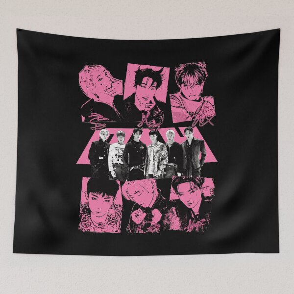 Item preview, K-Pop Idol Group Fan Art Pink Black  designed and sold by tJencarlos0.