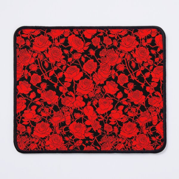 Item preview, Dark Red Rose Garden Floral Pattern designed and sold by Owcomm.