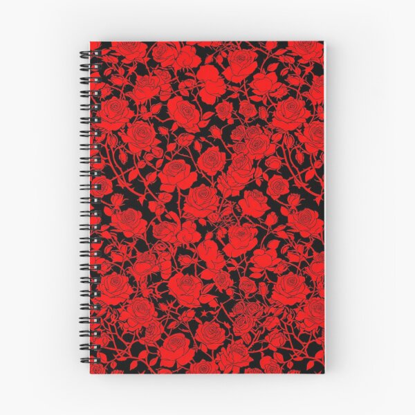 Item preview, Dark Red Rose Garden Floral Pattern designed and sold by Owcomm.
